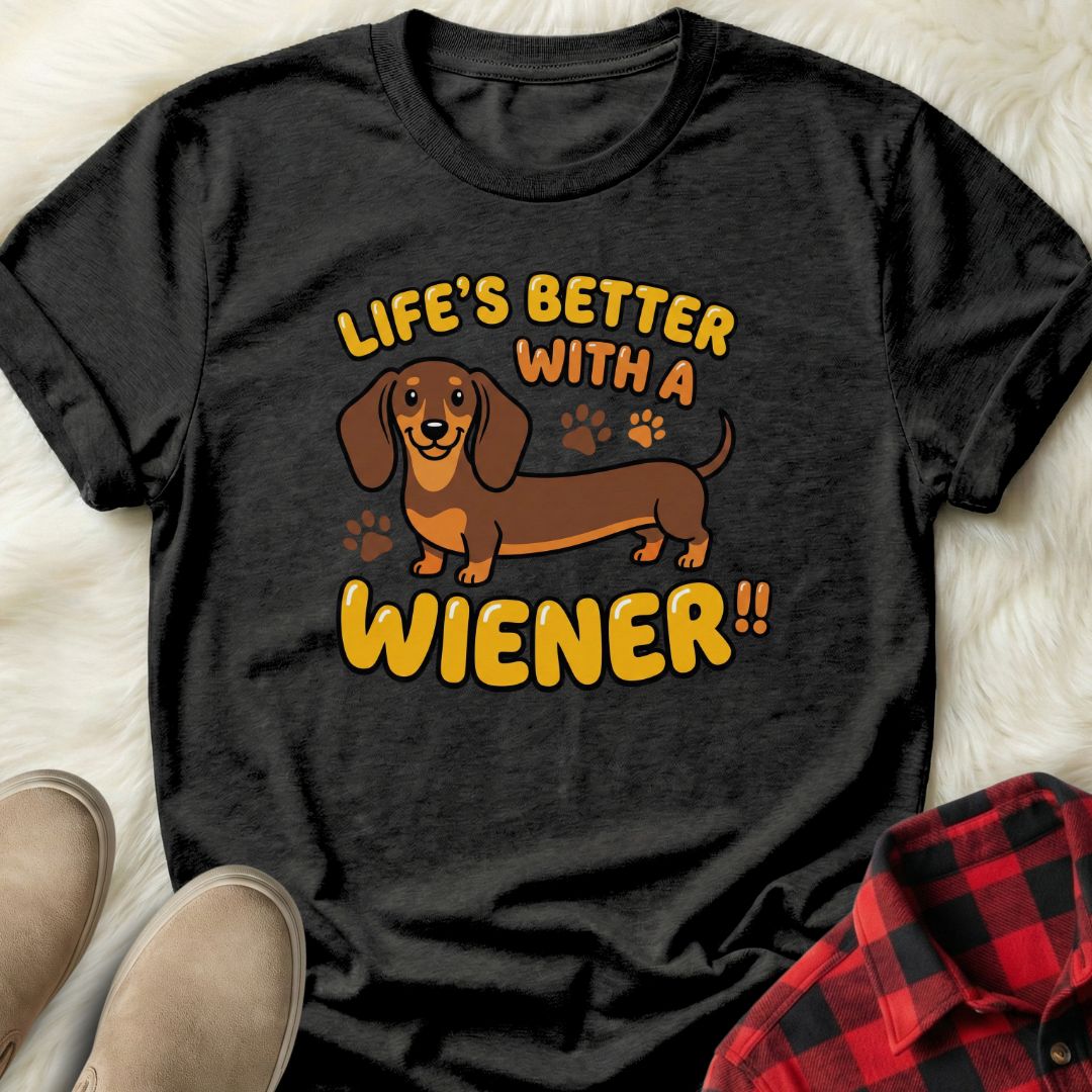 Better with a Wiener T-Shirt