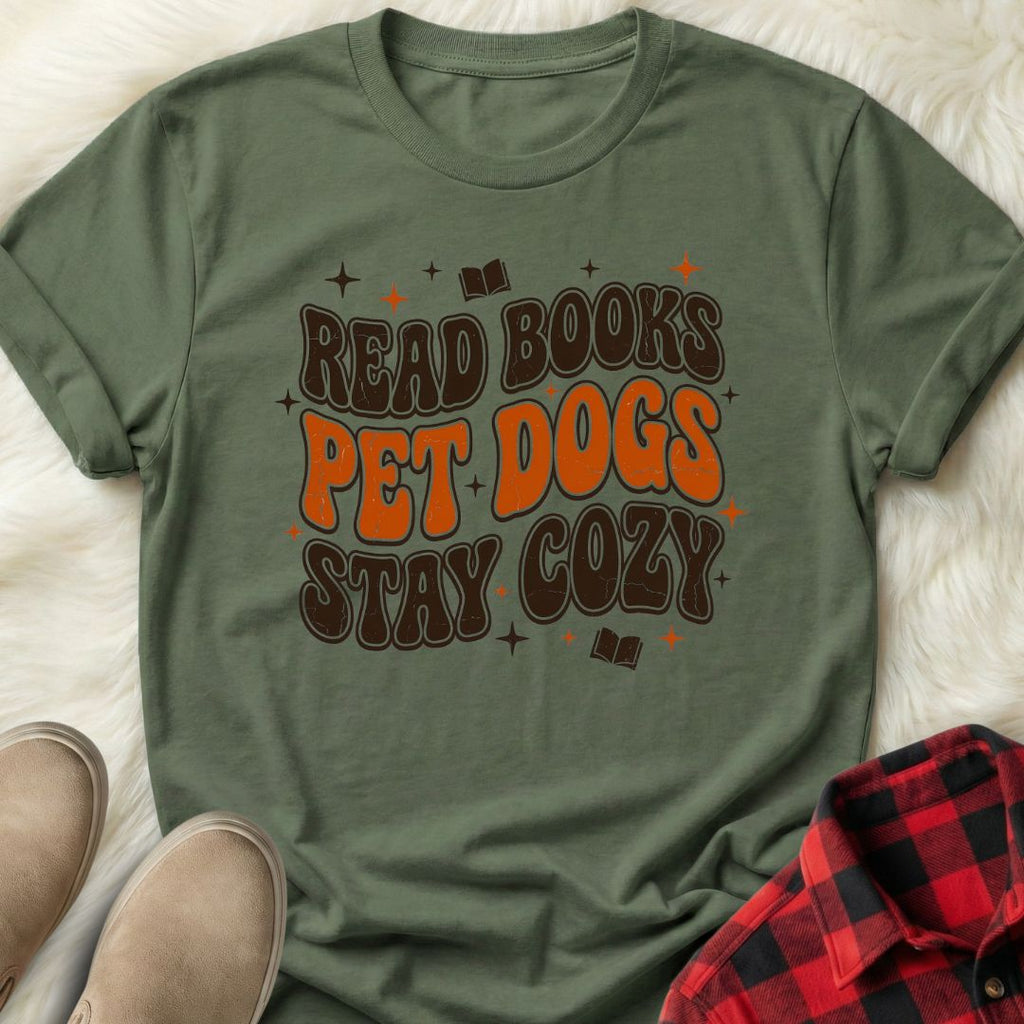 Read Books Pet Dogs T-Shirt