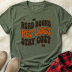 Read Books Pet Dogs T-Shirt