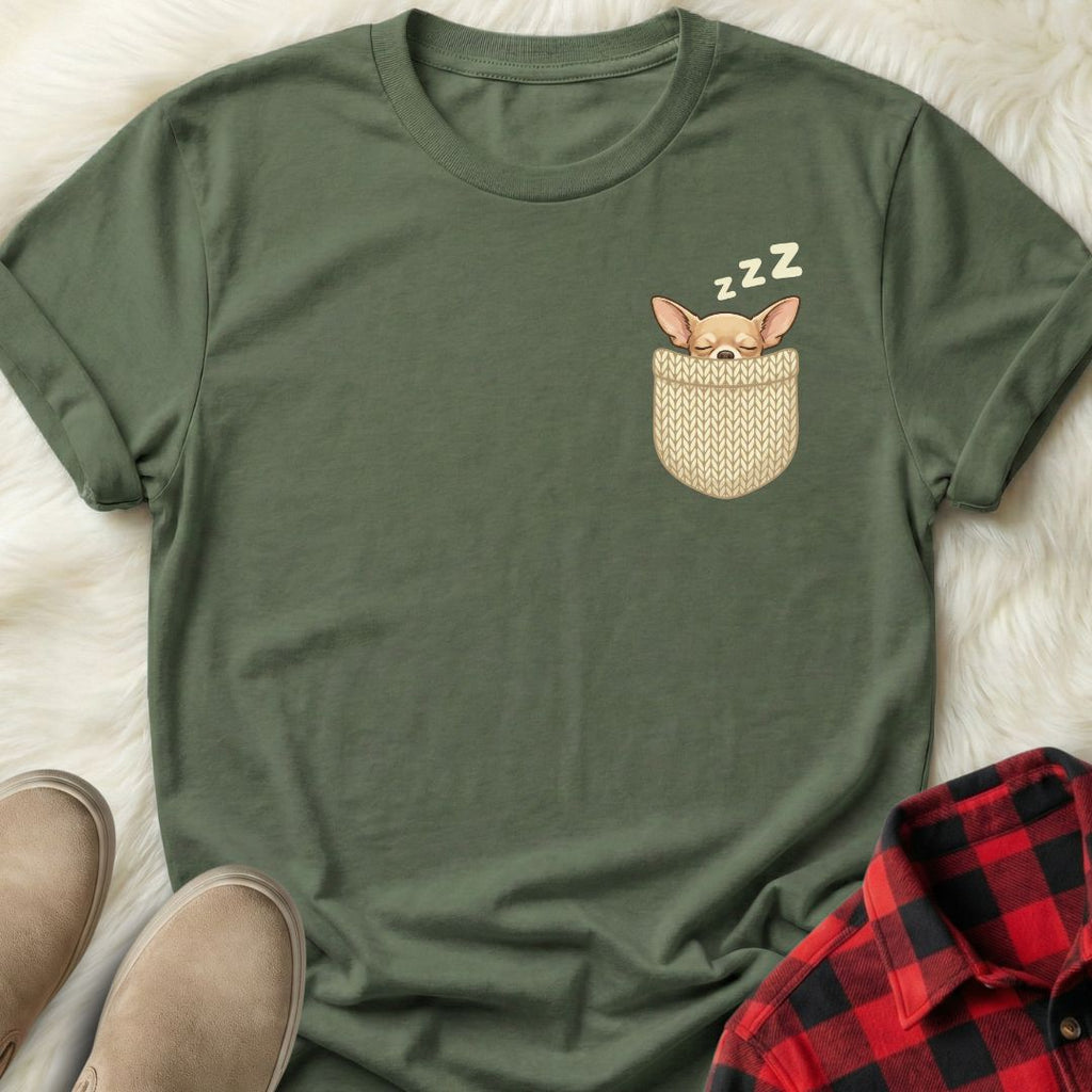 Sleeping Pocket Chihuahua T-Shirt
