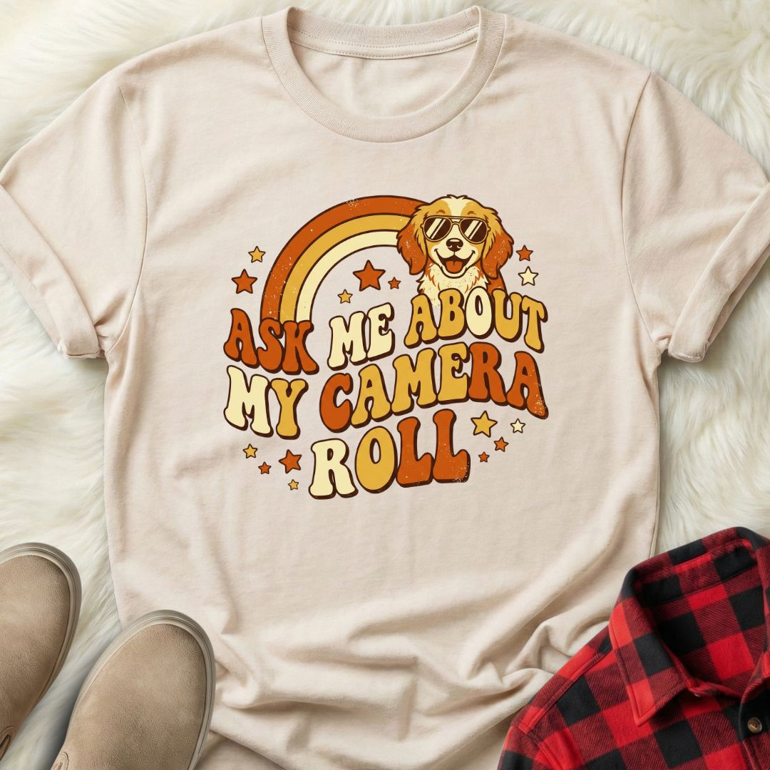 Ask Me About My Camera Roll T-Shirt