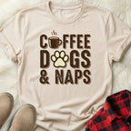 Coffee Dogs & Naps T-Shirt