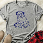 Nap Bark Repeat Pug T-Shirt