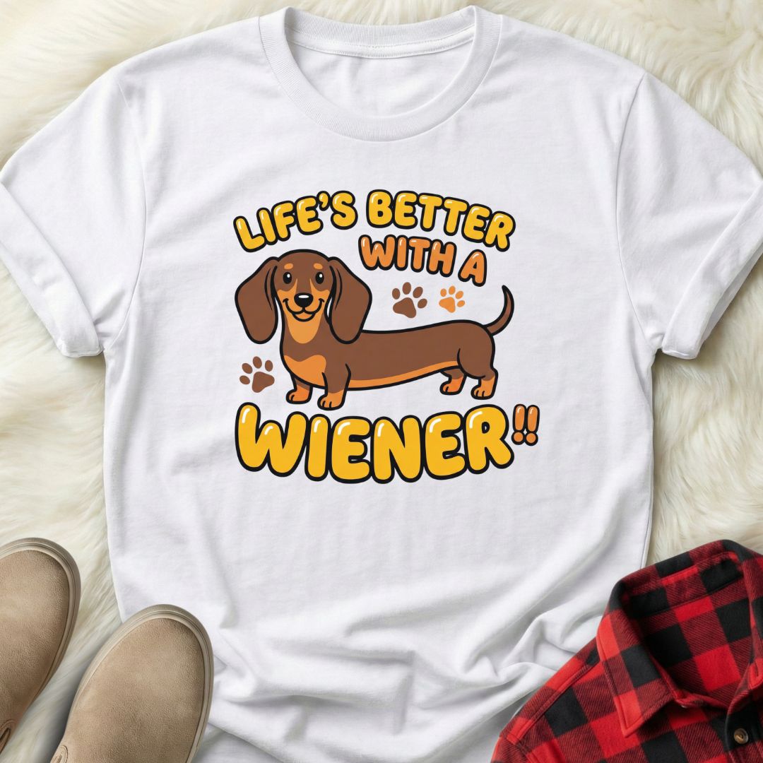 Better with a Wiener T-Shirt